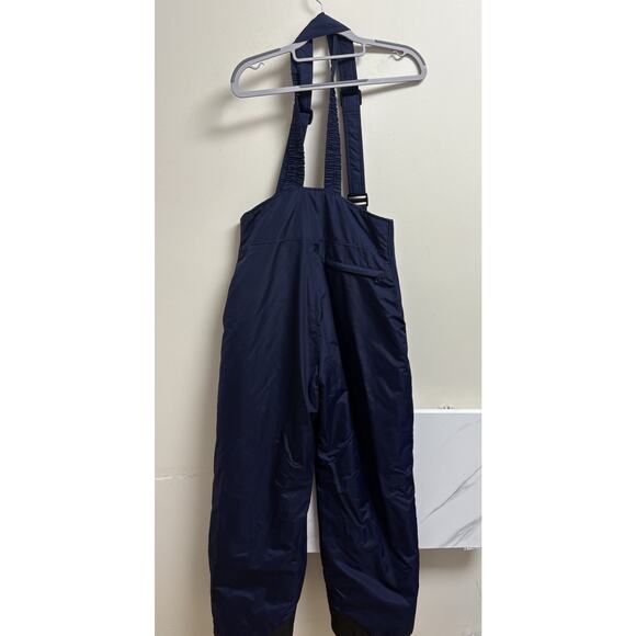 Vintage Columbia Womens Navy Insulated Snow Bib Overalls Size Large Ski Pants - Picture 2 of 5